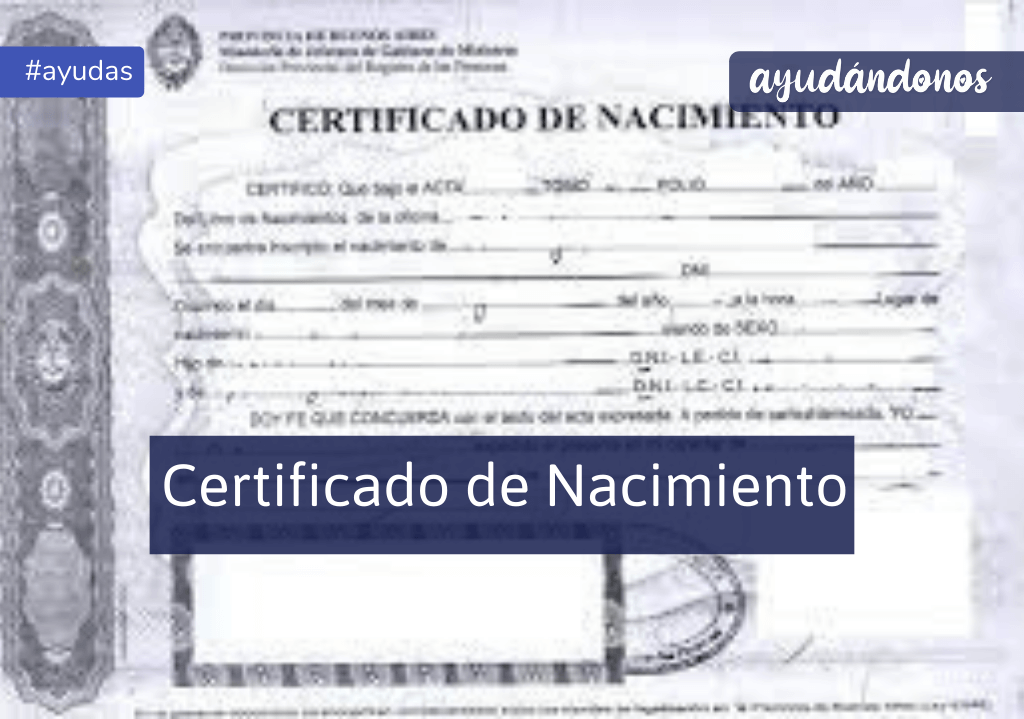 Cómo puedo obtener un certificado de nacimiento en Argentina
